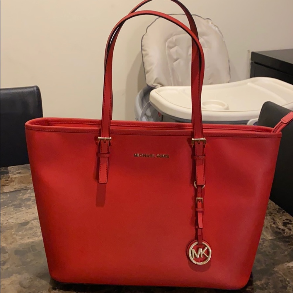 COPY - Red Michael kors purse